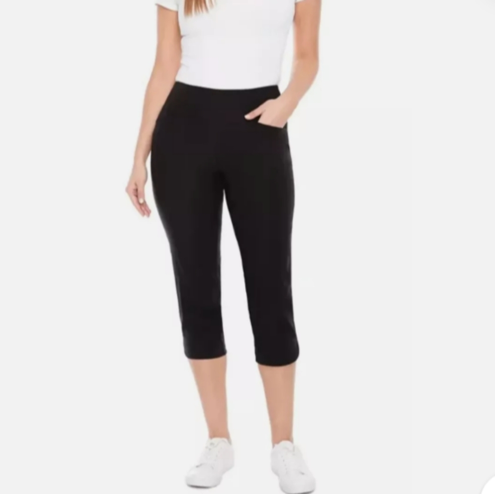 *S.C. & Co. Women's 360 Degree Tummy Control Capri Pants